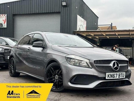 MERCEDES-BENZ A CLASS Mercedes-Benz A Class 1.5 A180d AMG Line (Executive) 7G-DCT Euro 6 (s/s) 5dr - 2017 (67 plate)