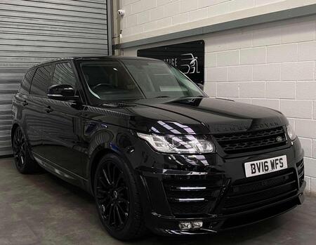 LAND ROVER RANGE ROVER SPORT Full Service History, Sat Nav, Lumma Exclusive Bodykit, Black Pack, Rear View Camera, Black Pack, 22